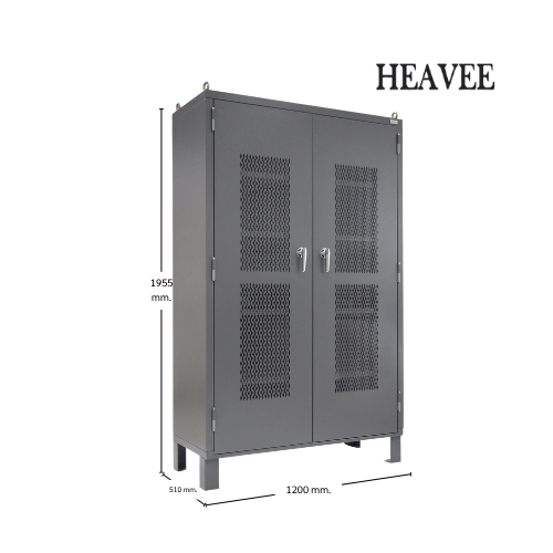 ตู้เหล็กจัดเก็บอุปกรณ์ HEAVEE HC-4813-GR/YL สีเทา/เหลือง_3